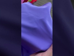 Absorción de humedad de tejido elástico de punto 40D elástico 81% de nylon 19% de tejido impermeable de spandex ropa de yoga