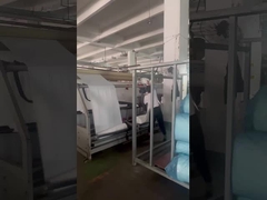 Filmación in situ del proceso de producción de la propia fábrica de tejidos de Jiarui Textile Company