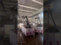Filmación in situ del proceso de producción de la propia fábrica de tejidos de Jiarui Textile Company