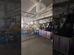 Filmación in situ del proceso de producción de la propia fábrica de tejidos de Jiarui Textile Company